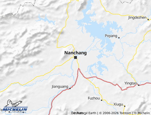 Mapa MICHELIN Jiāngxī - ViaMichelin