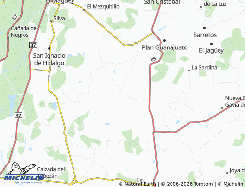 Mappa MICHELIN El Sauz de Armenta - ViaMichelin