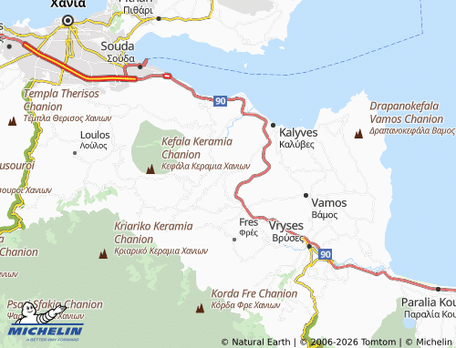 Mappa MICHELIN Neo Chorio - ViaMichelin