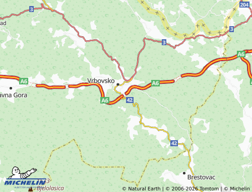 Mapa MICHELIN Hambarište - ViaMichelin
