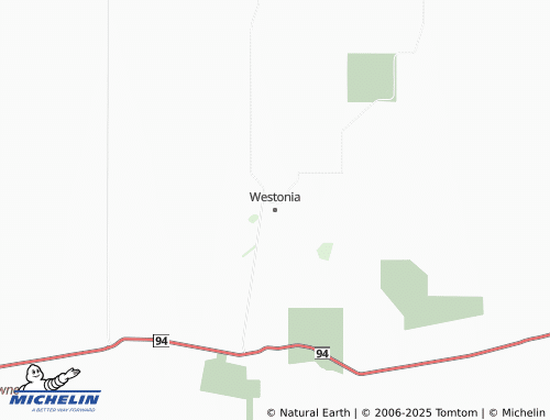 MICHELIN Westonia map - ViaMichelin