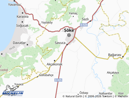 MICHELIN Yenidoğan map - ViaMichelin