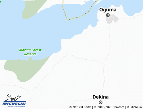 MICHELIN-Landkarte Odugbo - ViaMichelin