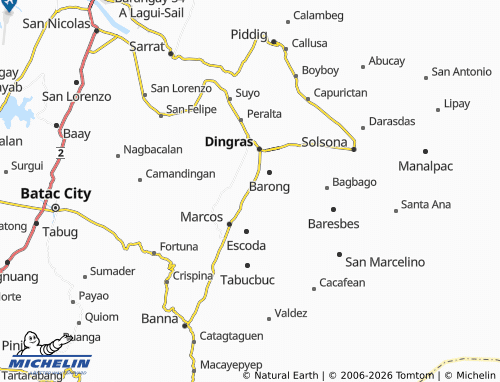 MICHELIN Parado map - ViaMichelin