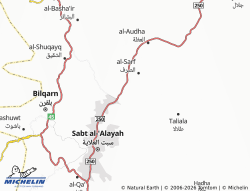 MICHELIN-Landkarte al-Wahah - ViaMichelin