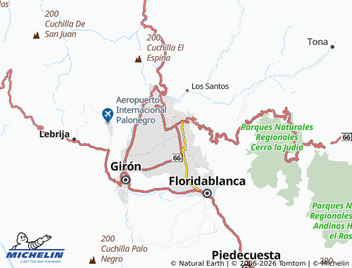 MICHELIN-Landkarte Bolívar - ViaMichelin