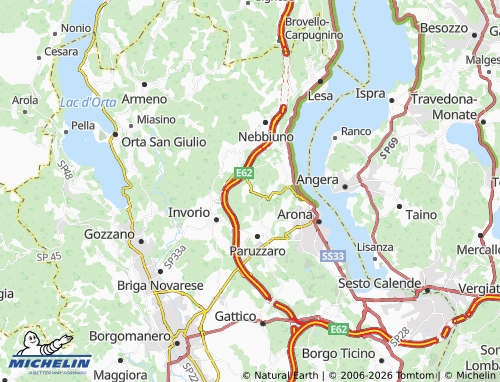 Kaart MICHELIN Montrigiasco - ViaMichelin