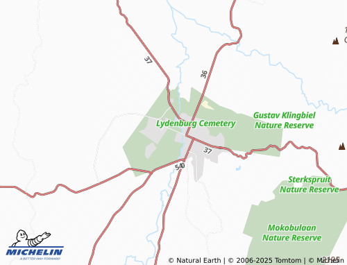 Mappa MICHELIN Lydenburg Extension 109 - ViaMichelin