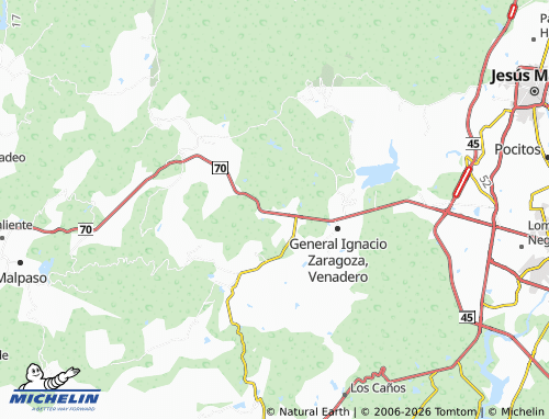 Kaart MICHELIN El Pedernal I - ViaMichelin