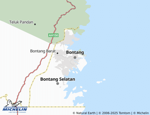 MICHELIN Bontang map - ViaMichelin