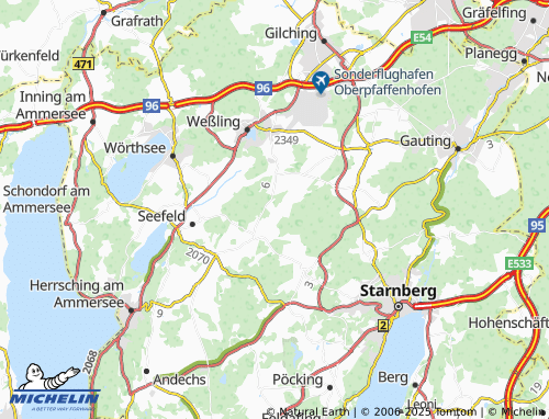 Mappa MICHELIN Tiefenbrunn - ViaMichelin