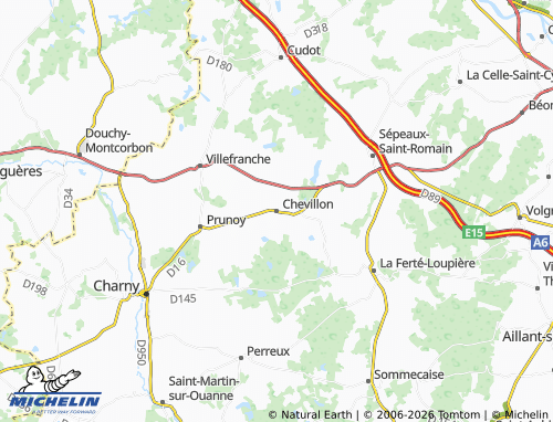 Mappa MICHELIN Chevillon - ViaMichelin
