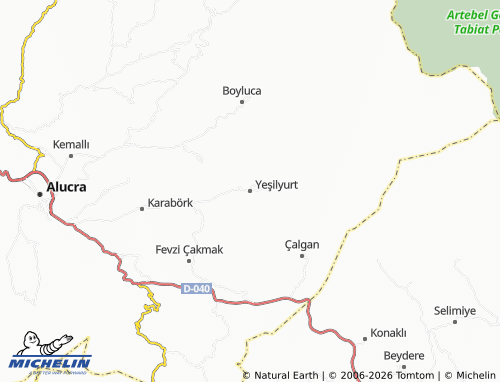 Mappa MICHELIN Yeşilyurt - ViaMichelin