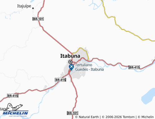 Mappa MICHELIN Pontalzinho - ViaMichelin