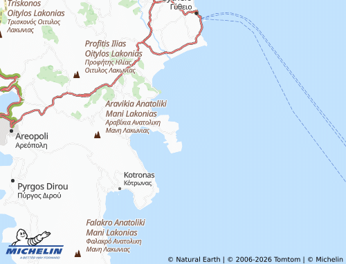 MICHELIN Paganea map - ViaMichelin