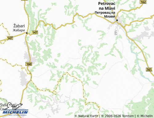Mapa MICHELIN Oreškovica - ViaMichelin