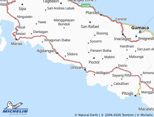 MICHELIN Bulo Ilaya map - ViaMichelin