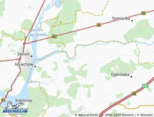 MICHELIN Kuligów map - ViaMichelin