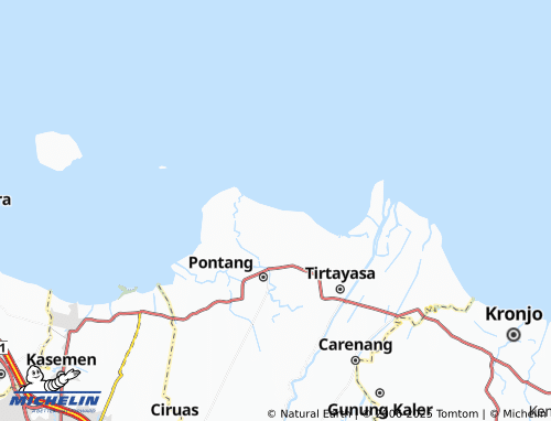 MICHELIN Lontar map - ViaMichelin
