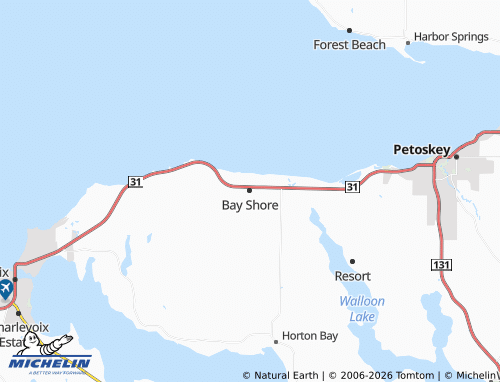 Mappa MICHELIN Bay Shore - ViaMichelin