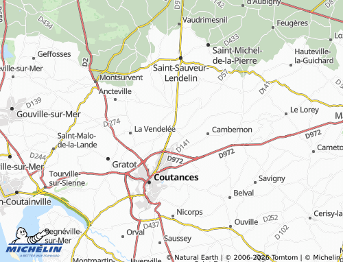 MICHELIN Monthuchon map - ViaMichelin