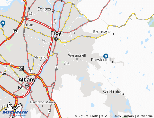 Mapa MICHELIN Wynantskill - ViaMichelin