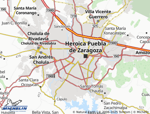 MICHELIN Benito Juárez map - ViaMichelin