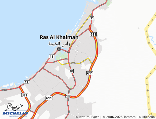 MICHELIN Seih Al Araibi map - ViaMichelin