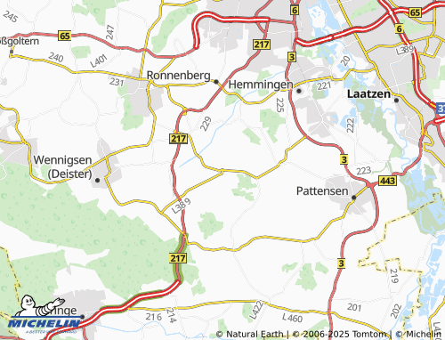 MICHELIN Linderte map - ViaMichelin