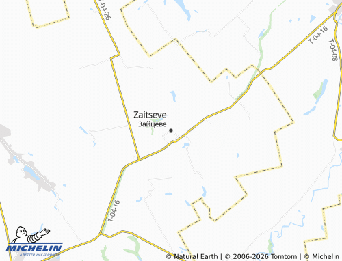MICHELIN Zaitseve map - ViaMichelin