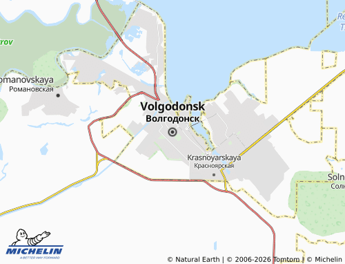 Carte MICHELIN Volgodonsk - ViaMichelin