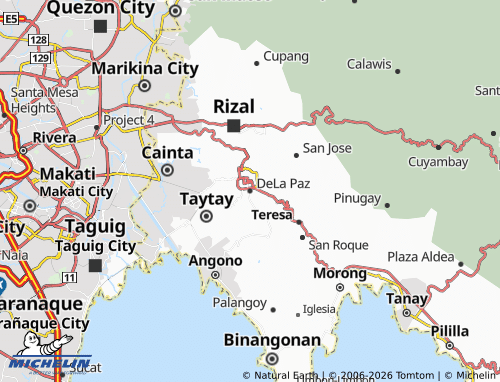 MICHELIN DeLa Paz map - ViaMichelin