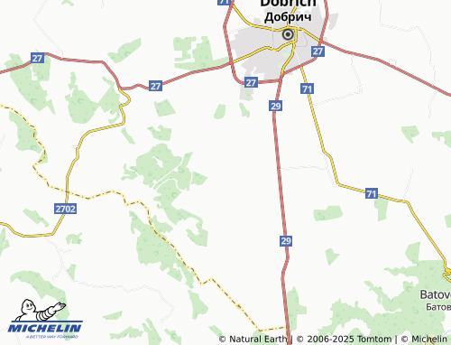 MICHELIN Opanets map - ViaMichelin