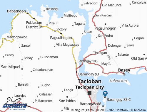 MICHELIN Barangay 101 map - ViaMichelin