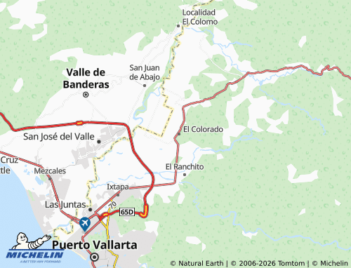 MICHELIN-Landkarte Ribera del Colorado - ViaMichelin