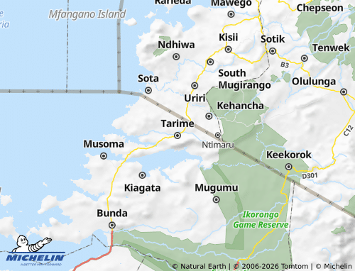 Mapa MICHELIN Tarime - ViaMichelin