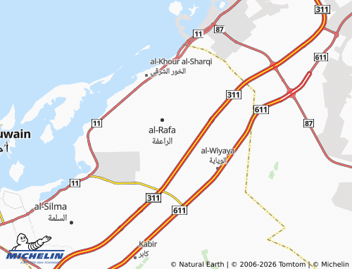 MICHELIN Al Barqaa map - ViaMichelin
