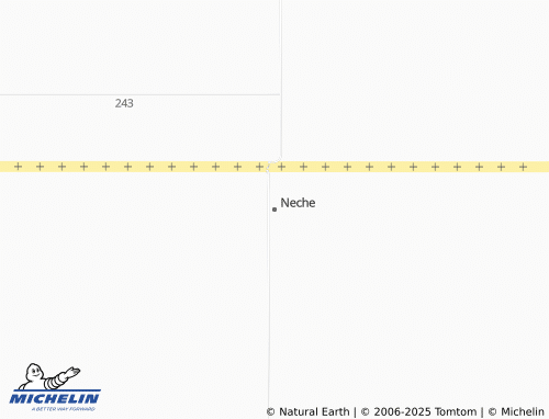 MICHELIN Neche map - ViaMichelin