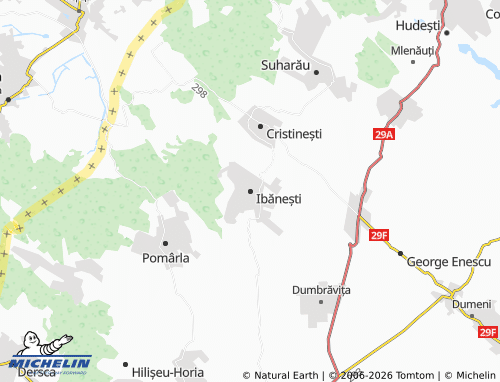 Mapa MICHELIN Ibănești - ViaMichelin