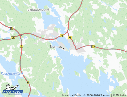 MICHELIN-Landkarte Nurmes - ViaMichelin