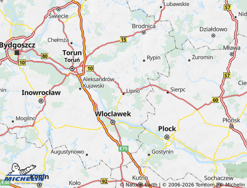 MICHELIN Lipnowski map - ViaMichelin