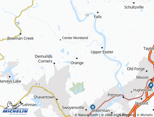 Mappa MICHELIN Orange - ViaMichelin