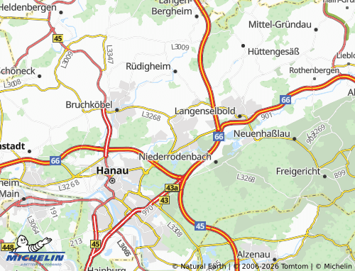 Mapa MICHELIN Erlensee - ViaMichelin