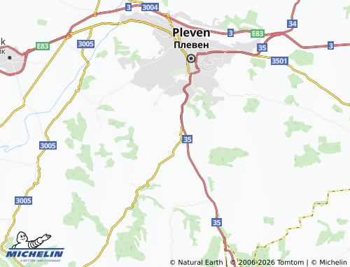 MICHELIN Brestovets map - ViaMichelin