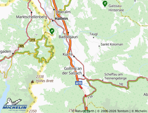 MICHELIN Kuchl map - ViaMichelin