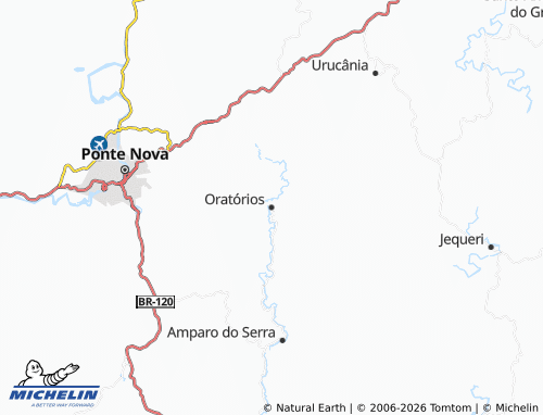 Carte MICHELIN Oratórios - ViaMichelin