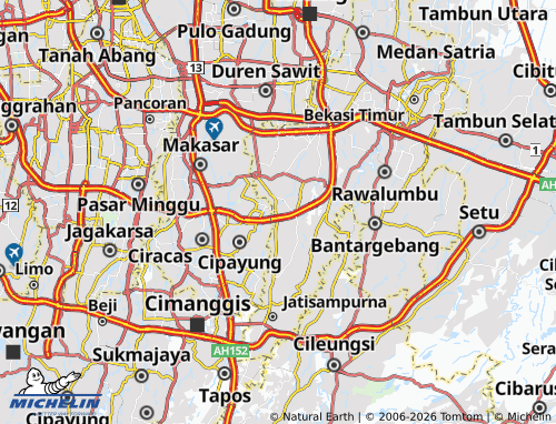 MICHELIN Pondok Melati map - ViaMichelin
