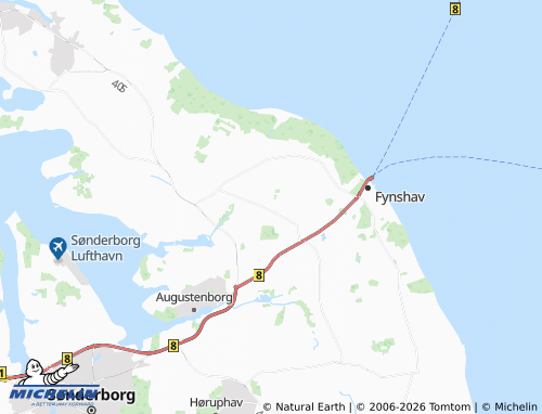 Mapa MICHELIN Hundslev - ViaMichelin