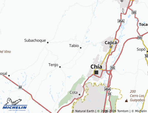 Carte MICHELIN Juaica - ViaMichelin