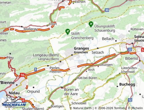 Mapa MICHELIN Grenchen - ViaMichelin